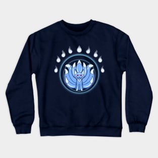 Kitsune Blue Flame Crewneck Sweatshirt